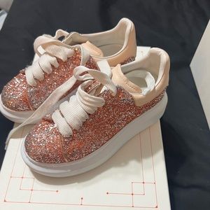 Alexander McQueen kids glitter shoes